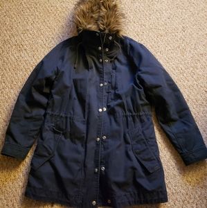 Gap anorak jacket navy blue